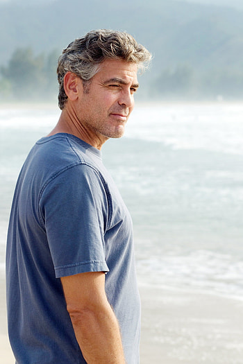 The Descendants 2011, George Clooney's moments, Handsome actors HD phone wallpaper