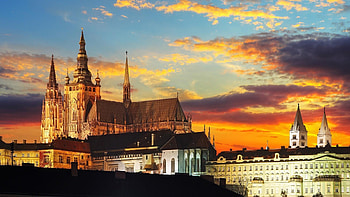 Prague Castle, -worthy, Beautiful backgrounds, Historical architecture HD wallpaper