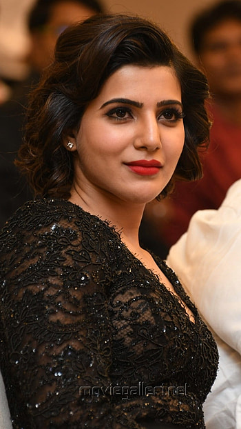 Samantha Ruth Prabhu, Black Dress HD phone wallpaper