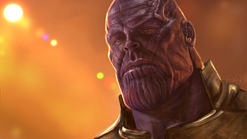 Thanos Artwork, thanos, artwork, superheroes, digital-art HD wallpaper
