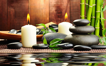 Massage, Water, Stones, Candles, Miscellanea, Miscellaneous, Bamboo, Aromatherapy, Spa HD wallpaper