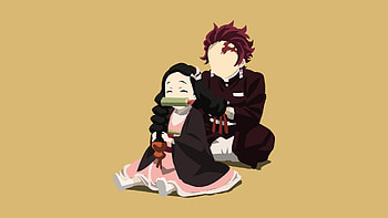 Nezuko & Tanjiro, Tanjiro Kamado, Nezuko Kamado, Anime, Demon Slayer: Kimetsu no Yaiba HD wallpaper