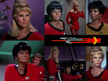Nichelle Nichols and Grace Lee Whitney from Star Trek: The Original Series, TOS, Uhura, Rand, Grace Lee Whitney, Star Trek, Nichelle Nichols HD wallpaper