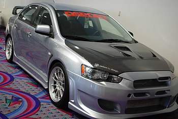 Mitsubishi Evo, tuning, mitsubishi, lancer, car, evo HD wallpaper