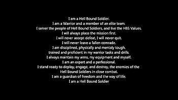 Hell Bound Soldiers Creed - YouTube HD wallpaper