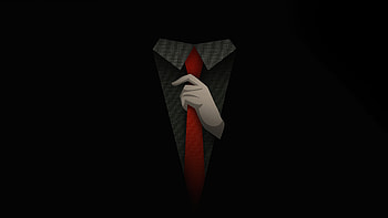 Suit Guy Minimal , dark, black, minimalism, minimalist, artist, artwork, digital-art HD wallpaper
