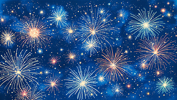 Stunning New Year Fireworks - Ultra, fireworks, Night Sky, celebration, colorful HD wallpaper