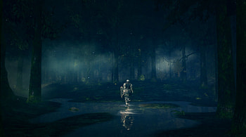 Darkroot Garden, knight armor, dark souls, video games, elite knight, knight, forest HD wallpaper