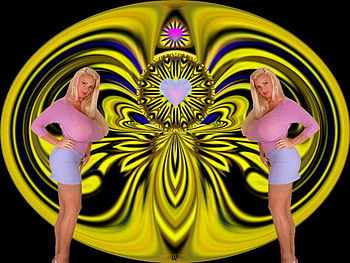 Just Baby Phat, eye candy, Abstract, 3d, fractal, collage HD wallpaper