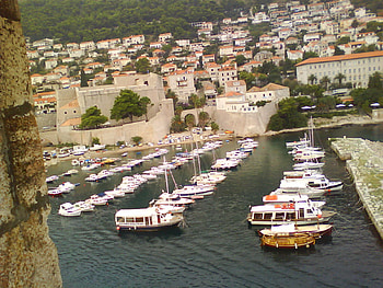 boats, boats in marine, afternoon, old town, dubrovnik HD wallpaper