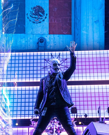 Corey Taylor Slipknot, music, blue HD phone wallpaper