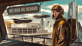 No Risk No Reward: A Stunning Ultra Adventure, futuristic, Sci Fi, space, adventure HD wallpaper