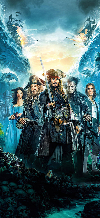 Barbossa, Dead Men Tell No Tales HD phone wallpaper