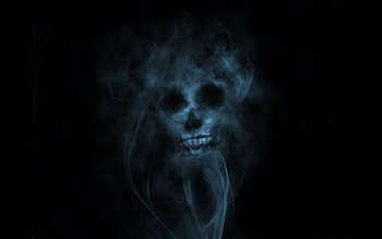 Background, Smoke, Skeletons HD wallpaper