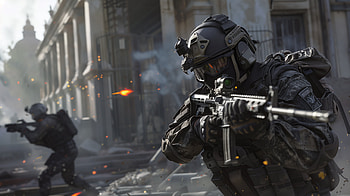 Intense Call of Duty: Warzone Battle, video game, Call Of Duty, Call of Duty: Warzone HD wallpaper
