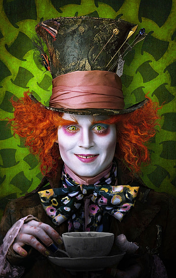 Johnny Depp, Mad Hatter, Alice in Wonderland, Movies HD phone wallpaper