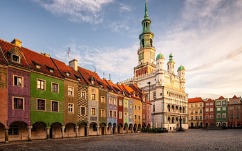 Poznan, Poland, city hall, Poznan, houses, Poland HD wallpaper