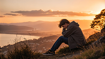 Quiet Reflections: A Ultra of Sadness, sadness, loneliness, landscape, solitude HD wallpaper