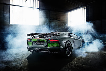 Custom Lamborghini Aventador Rear, lamborghini, lamborghini-aventador, cars, behance HD wallpaper
