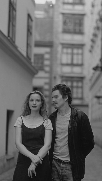 Before Sunset, Romantic sequel, Parisian charm, Bittersweet love story HD phone wallpaper