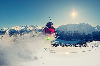 St. Moritz, Alpine Skiing HD wallpaper