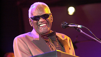 Ray Charles, Christopher Simpson's , Iconic portrait, Legendary artist HD wallpaper