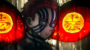 Akaza - Kokushibo, Kokushibo (Demon Slayer), Demon Slayer: Kimetsu no Yaiba, Akaza (Demon Slayer: Kimetsu no Yaiba), Anime HD wallpaper