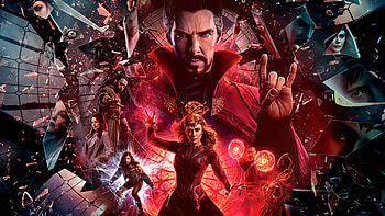 Elizabeth Olsen Xochitl Gomez Benedict Cumberbatch Rachel McAdams Doctor Strange in the Multiverse of Madness HD wallpaper