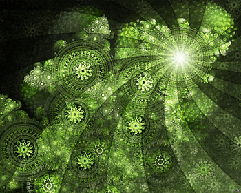 Spring Sprouts, colorful, abstract, color, light, green HD wallpaper