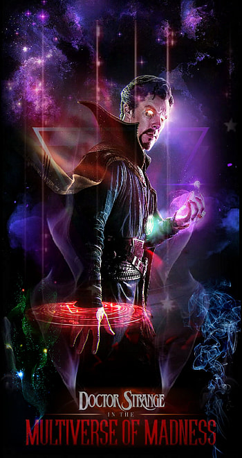 Evil Dr. Strange, magenta, art HD phone wallpaper