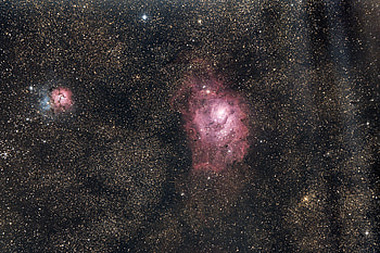Universe, Stars, Pink, Nebula HD wallpaper