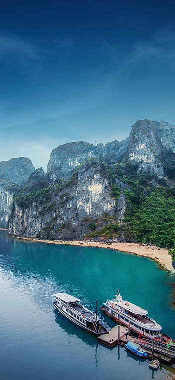 Ha Long Bay , XS , , Captivating scenes HD phone wallpaper
