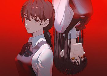 Asa Mitaka & War Devil | Chainsaw Man Anime, Asa Mitaka, War Devil, Anime, Chainsaw Man HD wallpaper