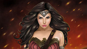 Artwonder Woman, wonder-woman, superheroes, artist, artwork, deviantart, digital-art HD wallpaper