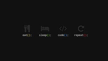 Eat Sleep Code Repeat, programming, computer, typography HD wallpaper