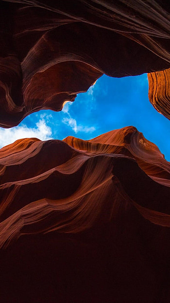 Antelope Canyon , Vivid colors, Striking formations, Nature's artwork HD phone wallpaper