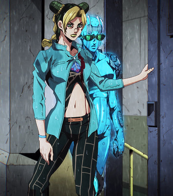 Jolyne Kujo, Jotaro, JolyneKujo, JoJo, StoneOcean HD phone wallpaper
