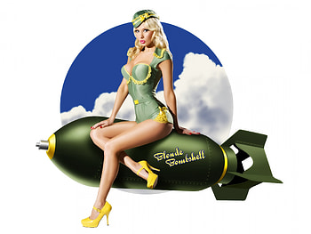 Military Pin Up Girls HD wallpaper
