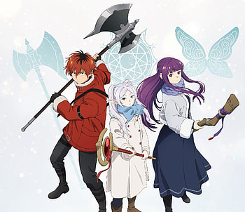 Frieren: Beyond Journey's End — Stark, Frieren & Fern, Anime, Frieren: Beyond Journey's End, Stark (Frieren: Beyond Journey's End), Frieren (Frieren: Beyond Journey's End), Fern (Frieren: Beyond Journey's End) HD wallpaper