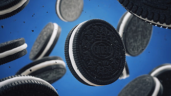 CGI art, Oreo cookie magic, Edible creations, Visual delight HD wallpaper