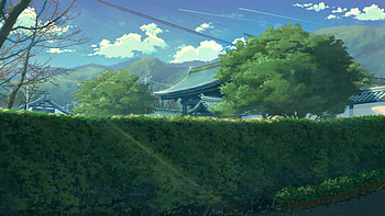 Anime Nature Blue Sky Background Anime HD wallpaper
