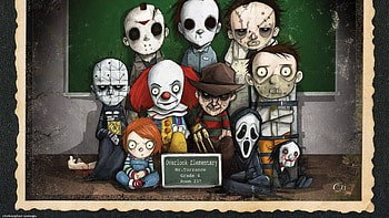 Scary, scary HD wallpaper