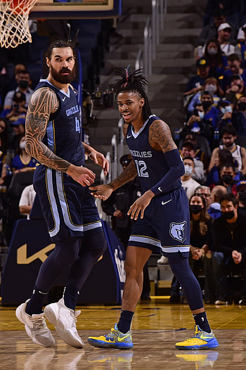 Steven Adams, Ja Morant HD phone wallpaper
