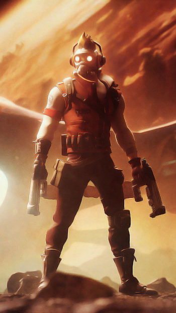 Star-Lord Fortnite, Cosmic adventure, Space-themed backdrop, Heroic journey HD phone wallpaper