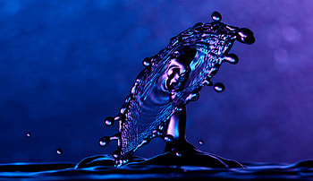 Water, Bubbles, Macro, Dark, Spray HD wallpaper