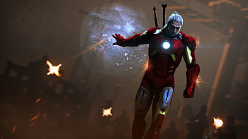 The Witcher As Iron Man , iron-man, the-witcher, superheroes, artwork, digital-art HD wallpaper