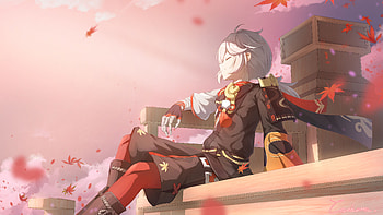 Kaedehara Kazuha Genshin Impact HD wallpaper