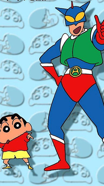 Shinchan Wala, Action Kamen, hero HD phone wallpaper