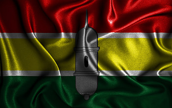 Macapa flag, , silk wavy flags, brazilian cities, Day of Macapa, Flag of Macapa, fabric flags, 3D art, Macapa, cities of Brazil, Macapa 3D flag HD wallpaper
