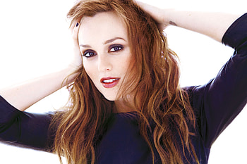 Leighton Meester, Actress, Brown eyes, Redhead beauty HD wallpaper
